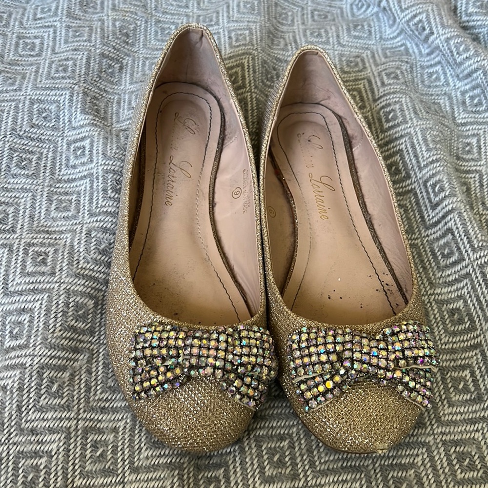 Bedazzled Flats by Lauren Lorraine